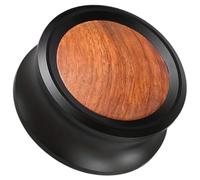 FOMIYES Universal Compatibility Low Profile Design Aluminium and Wood Construction Vinyl Record Weight Stabilizer Disc Clamp for Turntable Accessories Suitable for Music Parties
