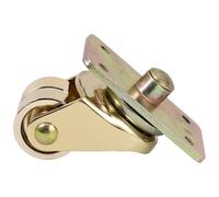 FOMIYES Upright Piano Metal Iron Caster in Gold Single Replacement Movable Roller for Acoustic Piano Accessories Screws