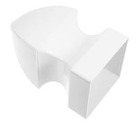 FOMIYES Versatile Gothic Style PVC Fence Peeker Post Caps with Resistance Against Breaking White Vinyl Fence Post Cover for Applications and Indoor Use