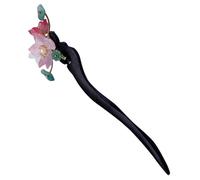 FOMIYES Vintage Chinese Wood Hair Stick Retro Floral Hairpin for Women Classical Antique Hair Bun Accessory Elegant Hanfu Costume Headdress for Daily Wear Parties Photography Props
