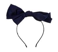 FOMIYES Vintage Double Layer Bowknot Hair Hoop for Women Retro Satin Ribbon Headband Elegant Turban Style Hair Accessory Classic Bow Design for Ladies