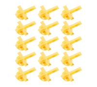 FOMIYES Vintage Golden Cross with Sturdy Structure Lapel Pin Made of Zinc Alloy 15pcs and Smooth Needle Tips, Suitable for Religious Events and Secure Attachment on Canvas Bags or Coats