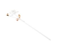 FOMIYES Vintage Hair Chopstick with Pearl Flower Decoration Lightweight Hairpin for Classic Hairstyles Suitable for Parties Ceremonies and Han Costume Matching