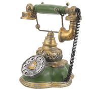 FOMIYES Vintage Landline Phone Resin Ornament with Multi-functional Design and Easy to Clean Feature, Retro Style Home Desk Decor Ornament for Wine Cabinet and Movie Props