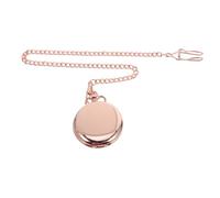 FOMIYES Vintage Pocket Watch for Men with Chain Quartz Accuracy Roman Numerals Dial Retro Steampunk Design for Business Holidays and Leisure Occasions