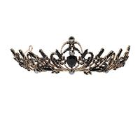 FOMIYES Vintage Princess Crown Alloy Rhinestone Crown Baroque Bride Hair Hoop Wedding Tiara for Bride Princess Tiaras for Women