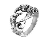 FOMIYES Vintage Punk Dragon Claw Open Ring Finger Decoration Stylish Fashion Jewelry Men and Boys