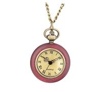 FOMIYES Vintage Quartz Pocket Watch Roman Dial for Collecting and Wearing As Necklace Pendant for Birthday and Christmas