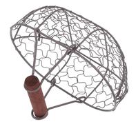 FOMIYES Vintage Rustic Iron Kitchen Storage Basket with Egg Holder and Fruit Container, Grey Black Metal Wire Organizer for Bread, Snacks, and Fresh Produce