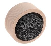 FOMIYES Volcanic Lava Rock Essential Oil Diffuser with Beechwood Base, Passive Wooden Aromatherapy Diffuser Stone for Home and Office Relaxation