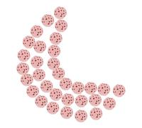 FOMIYES Volcanic Rock Aromatherapy Essential Oil Beads for Jewelry Making 50pcs 6mm-20mm Absorb and Release Essential Oils, Stylish Pink Lava Stones with Versatile Use