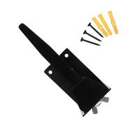 FOMIYES Wall-mounted Black Flute and Clarinet Holder Rack Portable Display Stand for Soprano Wind Instruments Music Room Accessories
