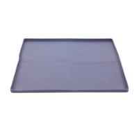 FOMIYES Waterproof Under Sink Mat 19x19 Inch Rubber Sink Protector Mat for Kitchen and Bathroom Cabinet Bottom Liner Black Flexible Sturdy