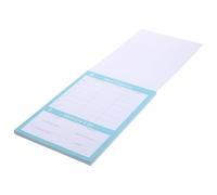 FOMIYES Weekly Tearable Diet Planner Notebook with Food Shopping List and Menu Organizer for Household Meal Planning, White A5 Weekly Calendar Pad