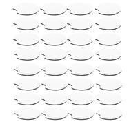 FOMIYES White Blank Sublimation Car Cup Coasters 50Pcs Heat-Resistant Non-Slip Neoprene Pads for Vehicle Drink Holders and DIY Designs