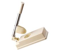 FOMIYES White Dumpling Mold with Innovative Design and Extended Handle, Abs and Stainless Steel Dough Press Mold for Handmade Dumpling Wrappers, Pastry, and Tortilla Making in Kitchen