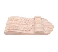 FOMIYES Wood Carving Ornament Corbels Shelf Brackets with Detailed Patterns for Study Rooms Kitchen Islands and Doorways Architectural Wood Appliques