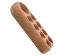 FOMIYES Wooden Essential Oil Display Rack Slots Organizer Shelf Storage Box for Essential Oils Bottles Desk