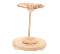 FOMIYES Wooden Lotus Essential Oil Diffuser and Rack Aromatherapy Stand with Stable Base for Vanity Table Home Spa Yoga Room