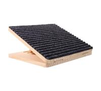 FOMIYES Wooden Pet Ramp Adjustable Angle 30x26x15cm Natural Wood Dog Steps for Small Medium Senior Dogs and Cats Indoor Staircase Assist with Anti-slip Surface