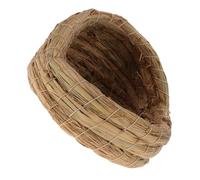 FOMIYES Woven Straw Chicken Nest for Poultry and Backyard Chicken Keeping, Easy to Clean and Assemble, Natural Brown Straw Material for Breeding and Egg Laying in Hen Coop
