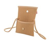 FOMIYES Woven Tassel Crossbody Bag for Women Portable Fringe Purse with Strap Chic Design for Travel Daily Use and Special Occasions for Storing Phone Keys and Essentials Stylish Deep
