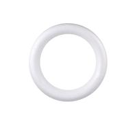 FOMIYES Wreath Base Christmas Craft Foam Wreath Forms Frame 12 Inch Round Circle Rings White Floral Ring for Valentines Day DIY Arts Floral Projects Large Foam Wreath Ring