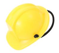 FOMIYES Yellow Miniature Hard Hat for Reptiles and Lizards Lightweight Plastic Helmet Safe for Pet's Skin as Photo Prop or Festival Gift