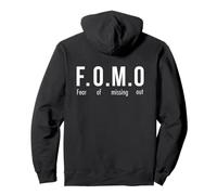 FOMO & FOBI Last Minute Halloween Costum Teen ART ON BACK Pullover Hoodie