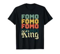 FOMO King - Vintage Retro Crypto Stonk Value Graphic T-Shirt
