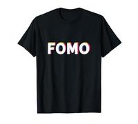 FOMO Retro Pop Art Typography Statement Men Women Value Graphic T-Shirt