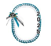 FOMOMDI 2025 Graduation Honor Ribbon Leis, Graduation Braided Necklace for College Student School Grad Party Supplies, 2025, Polyester, No Gemstone