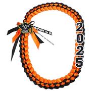 FOMOMDI 2026 Graduation Honor Ribbon Leis, Graduation Braided Necklace for College Student School Grad Party Supplies, 2026, Polyester, No Gemstone
