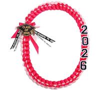 FOMOMDI 2026 Graduation Honor Ribbon Leis, Graduation Braided Necklace for College Student School Grad Party Supplies, 2026, Polyester, No Gemstone