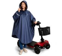 Fonakei Mobility Scooter Rain Poncho Cape with Sleeves Wheelchair Ponchos Adults Electric, Waterproof Scooter Poncho，Universal Size
