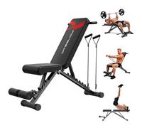 FONBEAR Adjustable Weight Bench, 660LBS Foldable Workout Bench Press for Full Body Strength Training, Multi-Function Incline Decline Bench - Great for Beginners and Professional Use