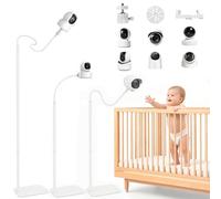 FONCOOD Universal 16"- 68" Baby Monitor Floor Stand Holder | 360° Flexible Gooseneck Mount, Height Adjustable Stand Compatible with Philips Avent/HelloBaby/Eufy/VTech/Nanit & All Cameras