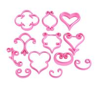 Fondant Cake Cookie Plunger Cutter, Rose Flowers Mold | Sugarcraft Plunger Mold, Cake Chocolate Mold, Mini Rose Flower Fondant Mold, Rose Flower Cutter for Cakes Cookies Candies