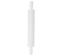 Fondant Cake Embossing Rolling Pin Premium Food Grade Plastic Baking Dough Roller with Exquisite Patterns for DIY Cakes Biscuits Desserts and Ultra Light Clay Crafts 14.4 Inches (No. 6 Prismatic Grid)