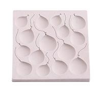 Fondant Cake Mold, Creative 3D Silicone Balloons Fondant Cake Mold Chocolate Sugarcraft Mould Decorating DIY Tool(Gray)