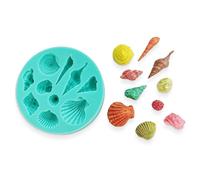 Fondant Clay Molds Soap Marine Life Series Modeling Silicone for Kitchen Baking Silicone Fondant Molds