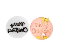 Fondant Cutter Christmas Fondant Molds Christmas Food Grade Molds Baking Supplies Texture for Family Gatherings Family Gathering Party Supplies