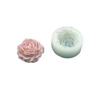 Fondant Molds 1 Piece Peony Flower Silicone Mold Fondant Chocolate Egg Plaster Silicone Mold