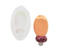 Fondant Moulds Chocolate Molds Baking Mold Ice Cream Shaped Silicone Baking Accessories for Home Kitchen Silicone Candy Molds