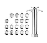 Fondant Press Clay Cutter Clay Extruder Mud Extruder Sculpture Tool Modeling with 20 Tips Molds Fondant Cake Molds