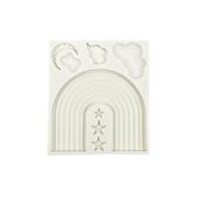 Fondant Silicone Mold DIY Rainbow Cloud Fondant Mold Starry Sky Cake Baking Chocolate Mold