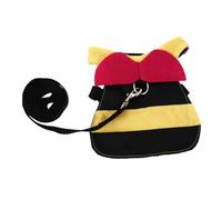 FONDOTIN 1 Set Creative Summer Rabbit Harness with Leash Skin Friendly Vest for Pet Rabbits Cute Bunny Clothes Lightweight Durable Design and Outdoor Adventures