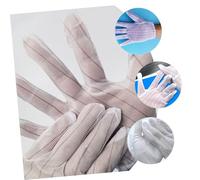 FONDOTIN 10 Pairs Static Protective Gloves for Electronics Assembly PC Building and Repair Flexible Fit Static Work Gloves with Enhanced Grip for Semiconductor and Circuit Board