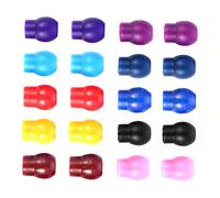 FONDOTIN 10 Pairs Stethoscope Ear Tips Replacement for Hospital Clinic Soft Noise Isolating Compatible with Metal Stethoscopes Practical Medical Accessories for Accurate Random Color
