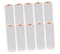 FONDOTIN 10 pcs Low-Density Sponge Paint Roller Covers Sleeves for Wall Painting Soft Replacement for Roller Frame Fine Texture for Large Area Home Decorating
